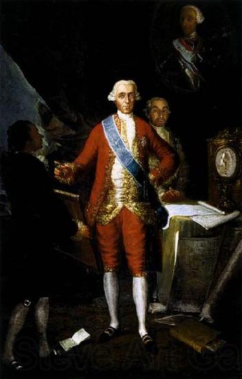 Francisco de goya y Lucientes The Count of Florida blanca Germany oil painting art